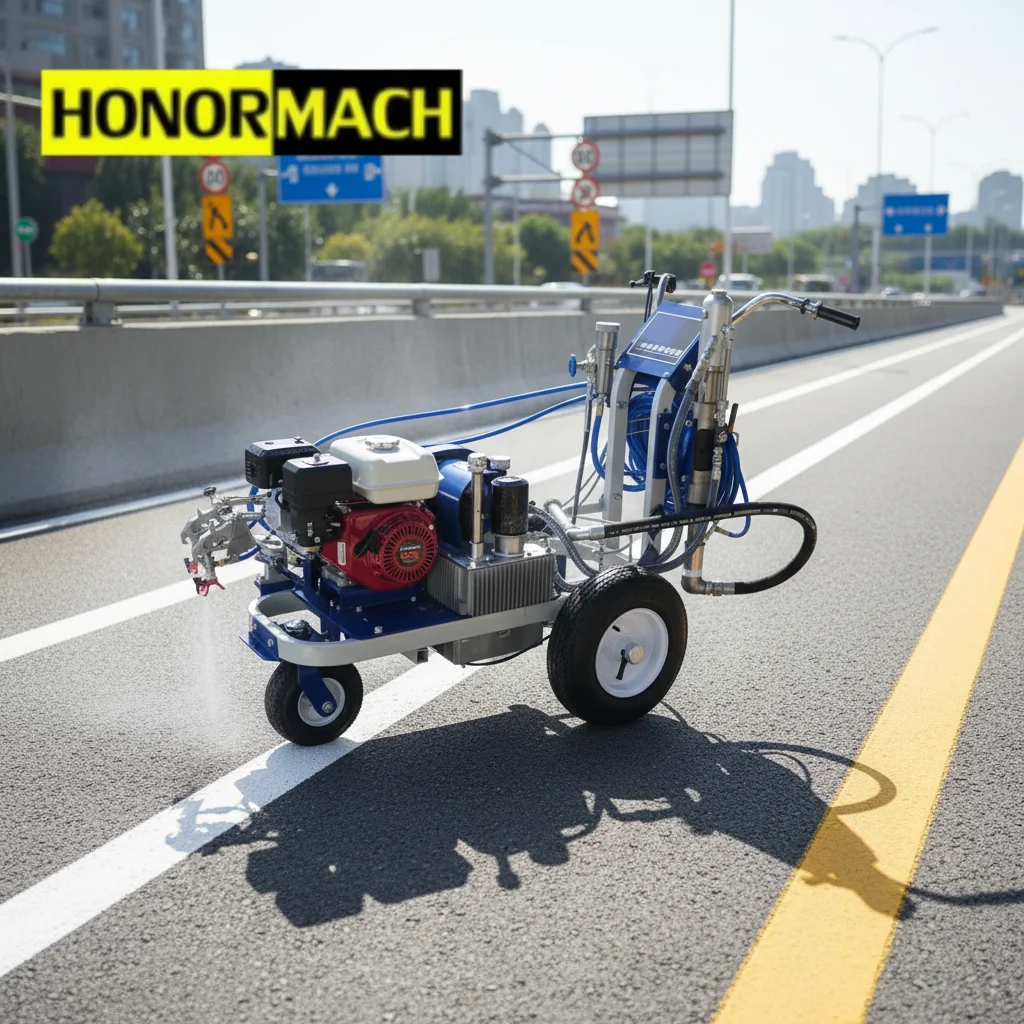 Spray Marking Machine Cold Paint Road Marking Machine For Parking Lots, Intersections And Sports Fields