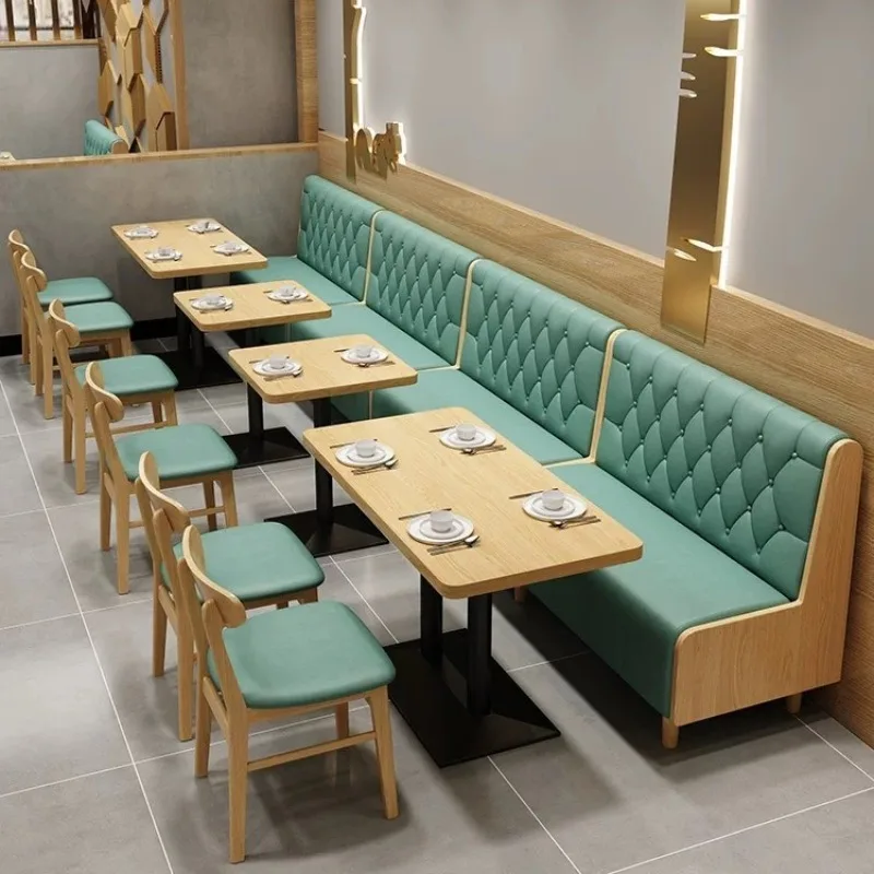 

Cafe Chinese and Western restaurant, card seat table and chair combination, simple burger, dessert, milk tea, hot pot restaurant