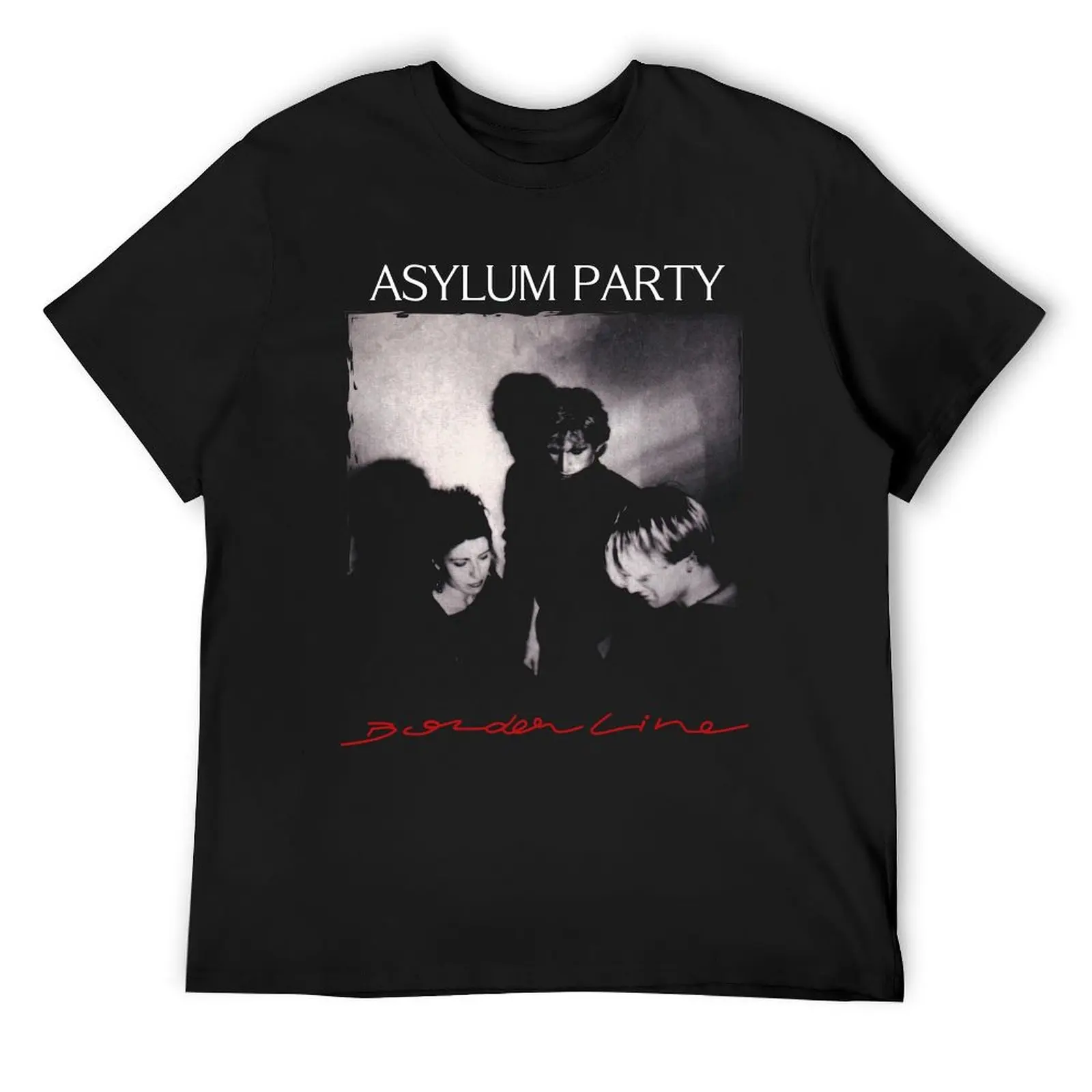 Asylum Party - Borderline - Post Punk T-Shirt anime stuff cotton graphic tees hippie clothes funny t shirts men