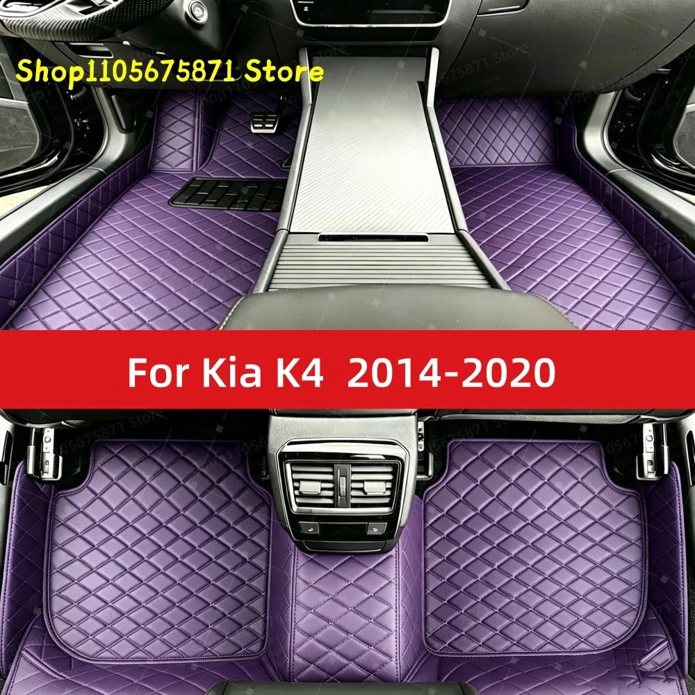 Custom Car Floor Mats Fit For Kia K4 2020 2019 2018 2017 2016 2015 2014 Car Mat Accessories Mats Carpets