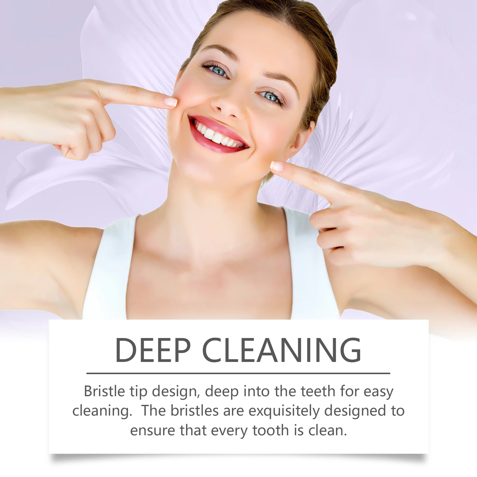 فرشاة أسنان طويلة الرأس على شكل حرف U - تنظيف لطيف للأسنان، حماية صحية من اللثة والعناية اليومية عن طريق الفم لصحة الأسنان