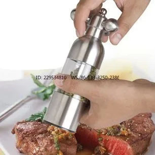 304 stainless steel rudder-shaped faucet grinder pepper mill, adjustable thickness ceramic grinding core