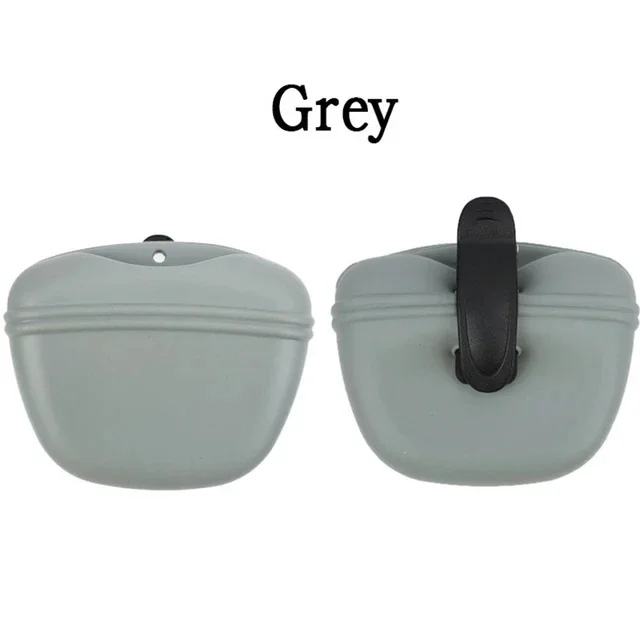 Hersteller Silikon Haustier Hund Training Taille Tasche Tragbare Lebensmittel Belohnung Lagerung Tasche Welpen Snack Tasche mit Magnetische Clip Haustier Ausflug – Detail 9