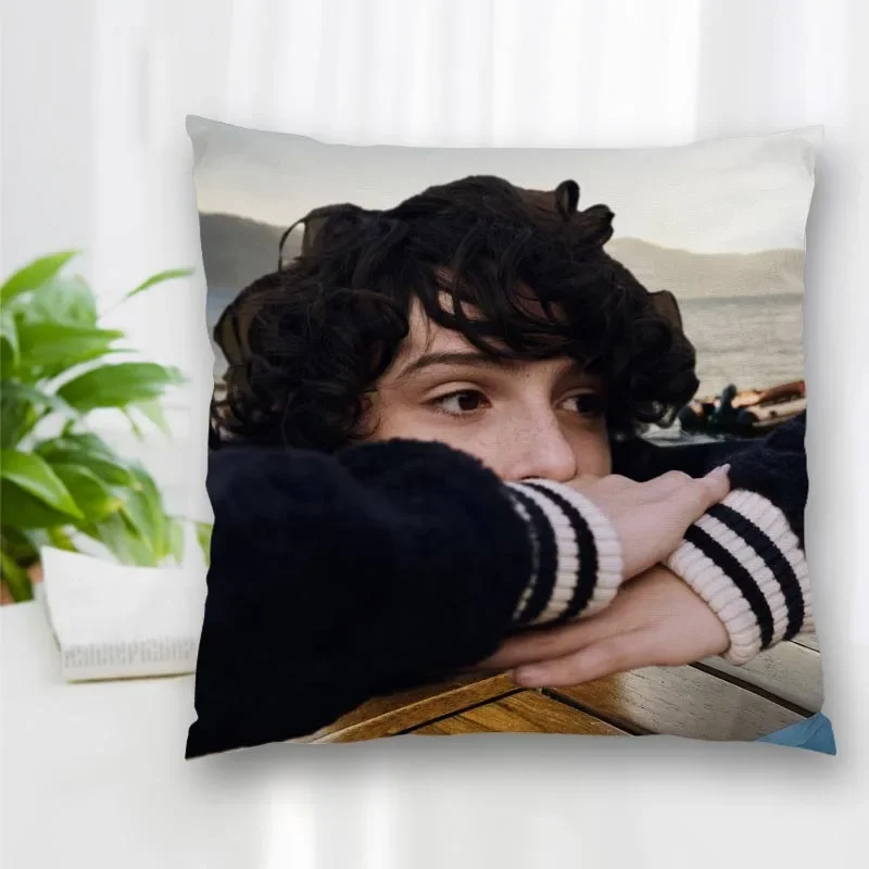 Custom Finn Wolfhard Pillowcase with Zipper Bedroom Home Office Decorative Pillow Sofa Pillowcase Cushions Pillow Cover 9.29