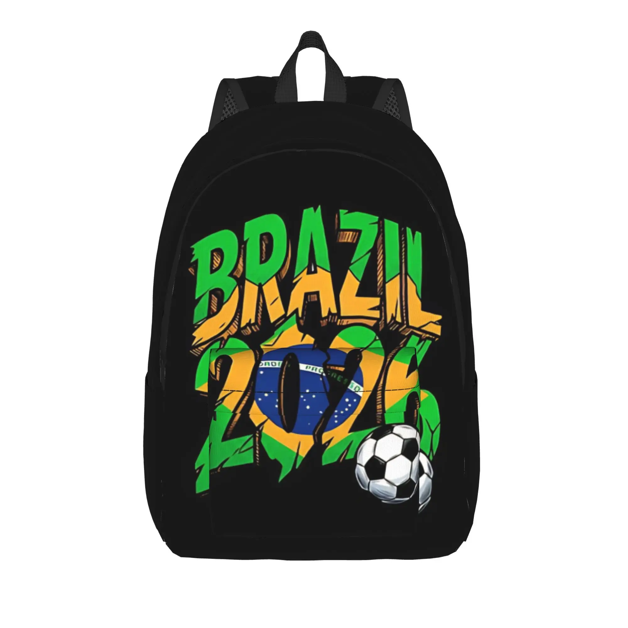 

Football Pride Storage Bag Back to school season 2026 Soccer Flag Cracked Grunge Sports Adjustable Strap Backpack