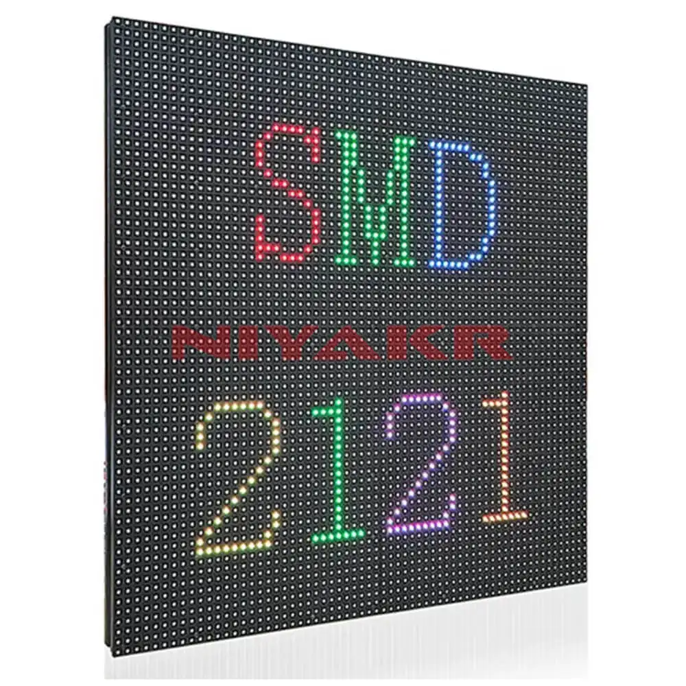 Indoor RGB Full Color Matrix P4 64x64 Pixels LED Display Module 256x256mm