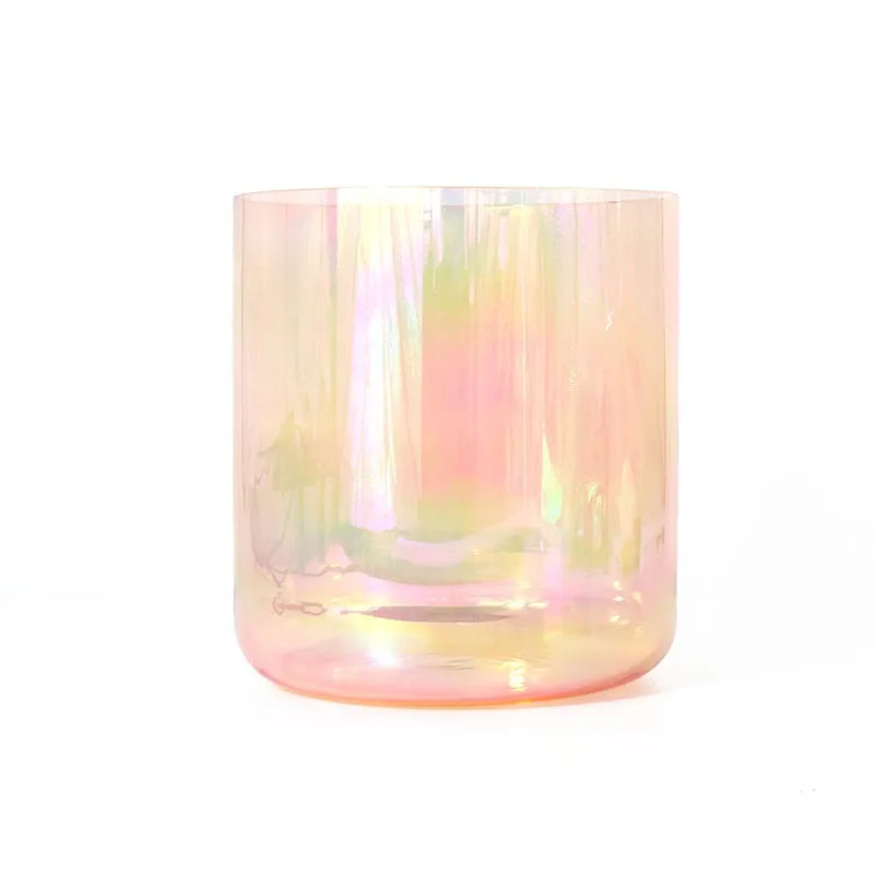 

Градиентная прозрачная хрустальная поющая чаша, хрустальная музыкальная чаша, ударный инструмент, йога, медитация, снятие стресса, поющая чаша