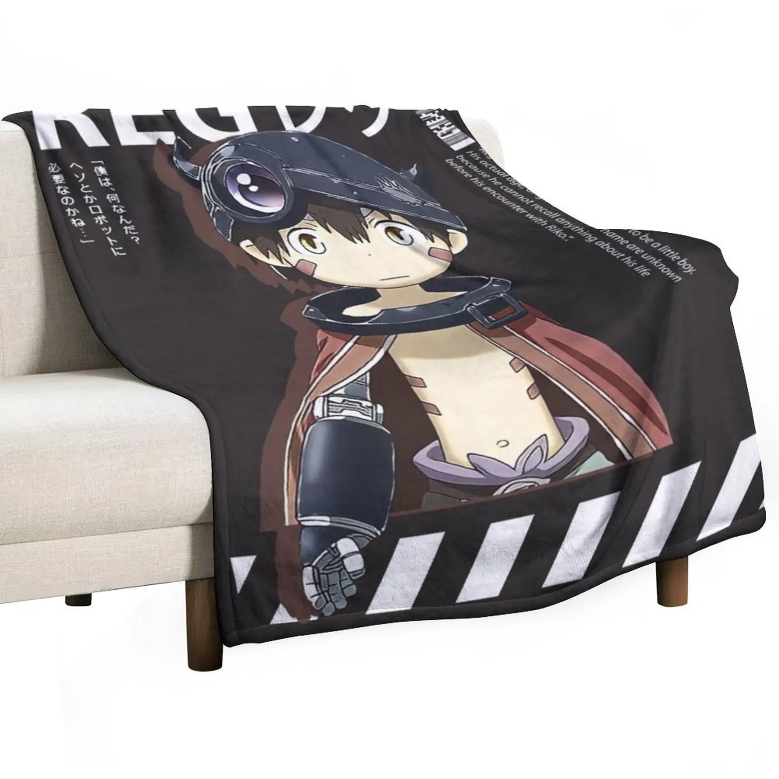 

Made in Abyss, Reg. Throw Blanket Stuffeds Decoratives anime Blankets For Sofas Blankets