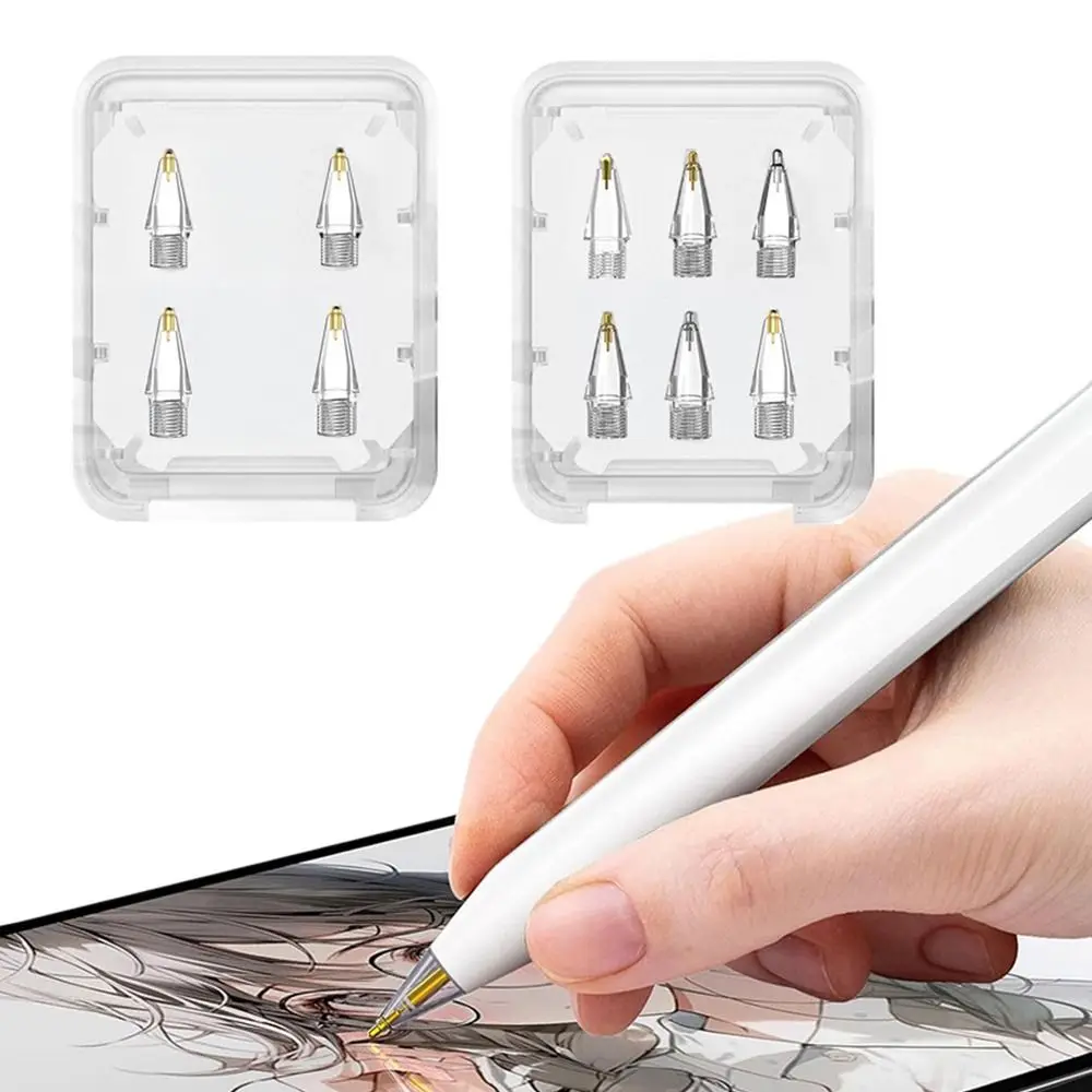 Replaceable Pencil Tips 2B 4.0 3.5 2.0 Shockproof Stylus Nib Anti-scratch Portable Replacement Tips for Apple Pencil 1 2