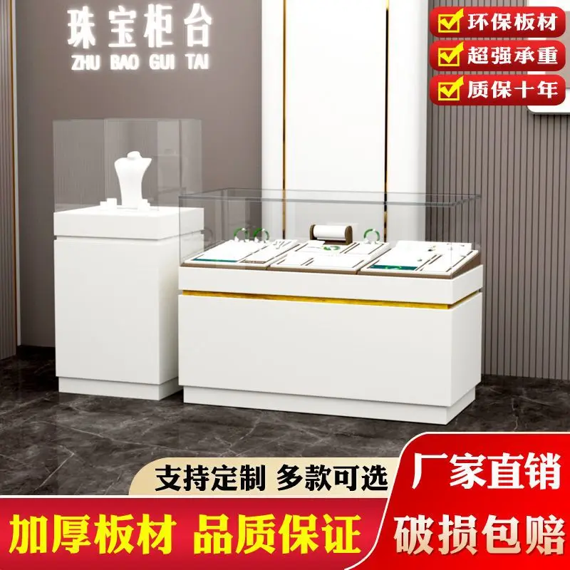 Display Cabinet Glass Jewelry Product Samples Glasses Museum Cultural Relics Exhibition Simple Display Cabinet