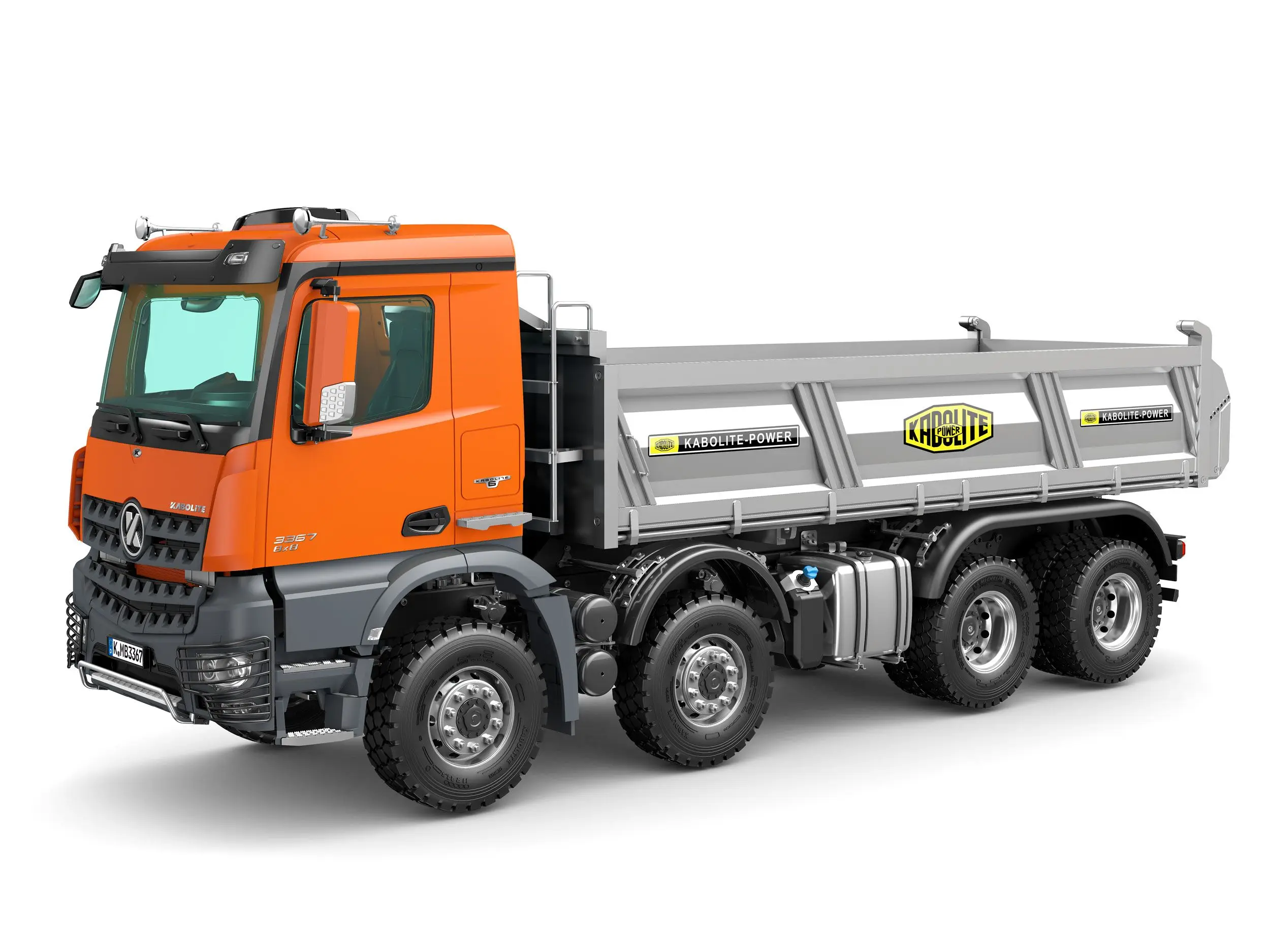 8*8 Kabolite K3367 RC Dumper idraulico 1/14 RTR telecomando ribaltabile sistema di luce sonora giocattolo modello regali