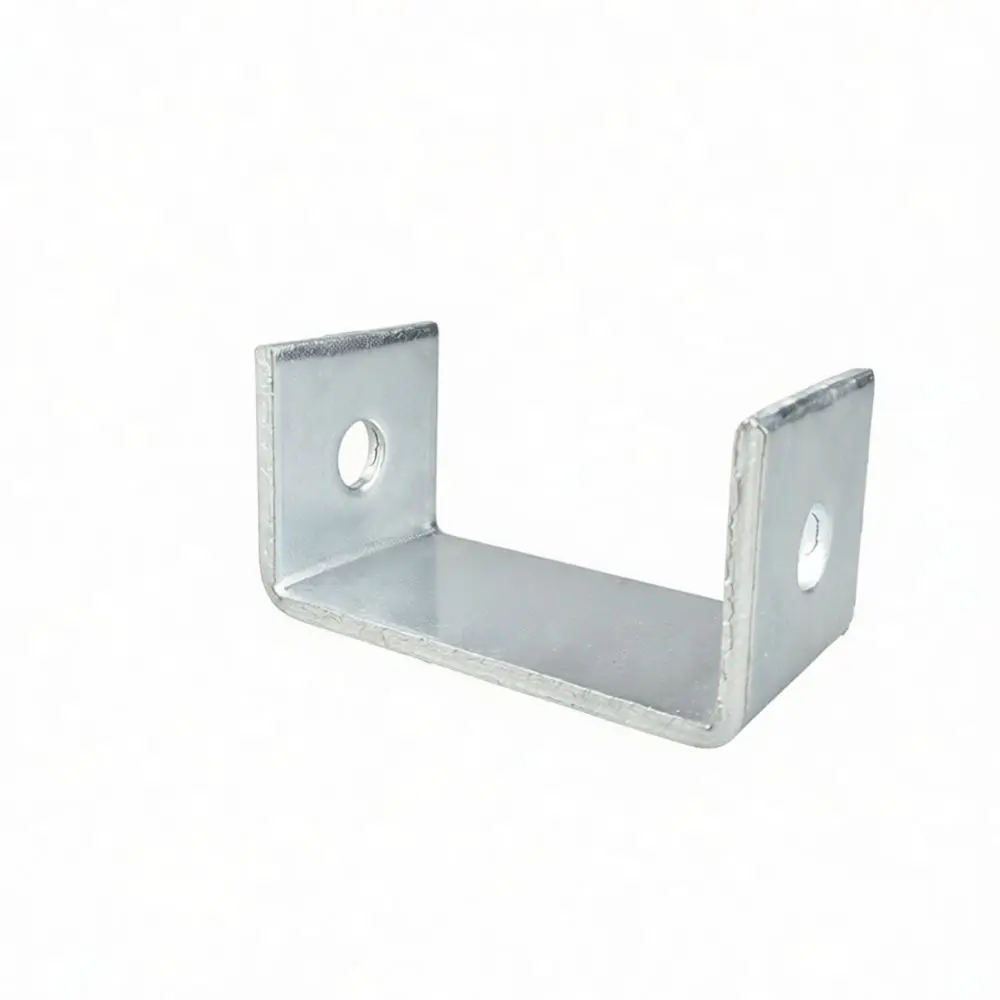 U Shaped Pipe Clamp Carbon Steel Support Bracket Mounting Hardware For Pipe Installation Engineering Plumbing System Parts