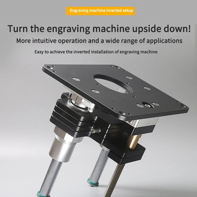 Table de levage rabattable pour machine à graver CNC, ensemble de fraiseuses RapPrecision, travail de calcul en alliage d'aluminium, outils de coupe, annexe 107