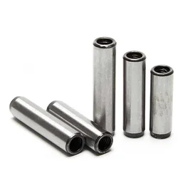 M2.5M3M4M5M6 Hardened 45 # Steel Quenched Single Head Internal Thread Cylindrical Pin Positioning Tapping Pin