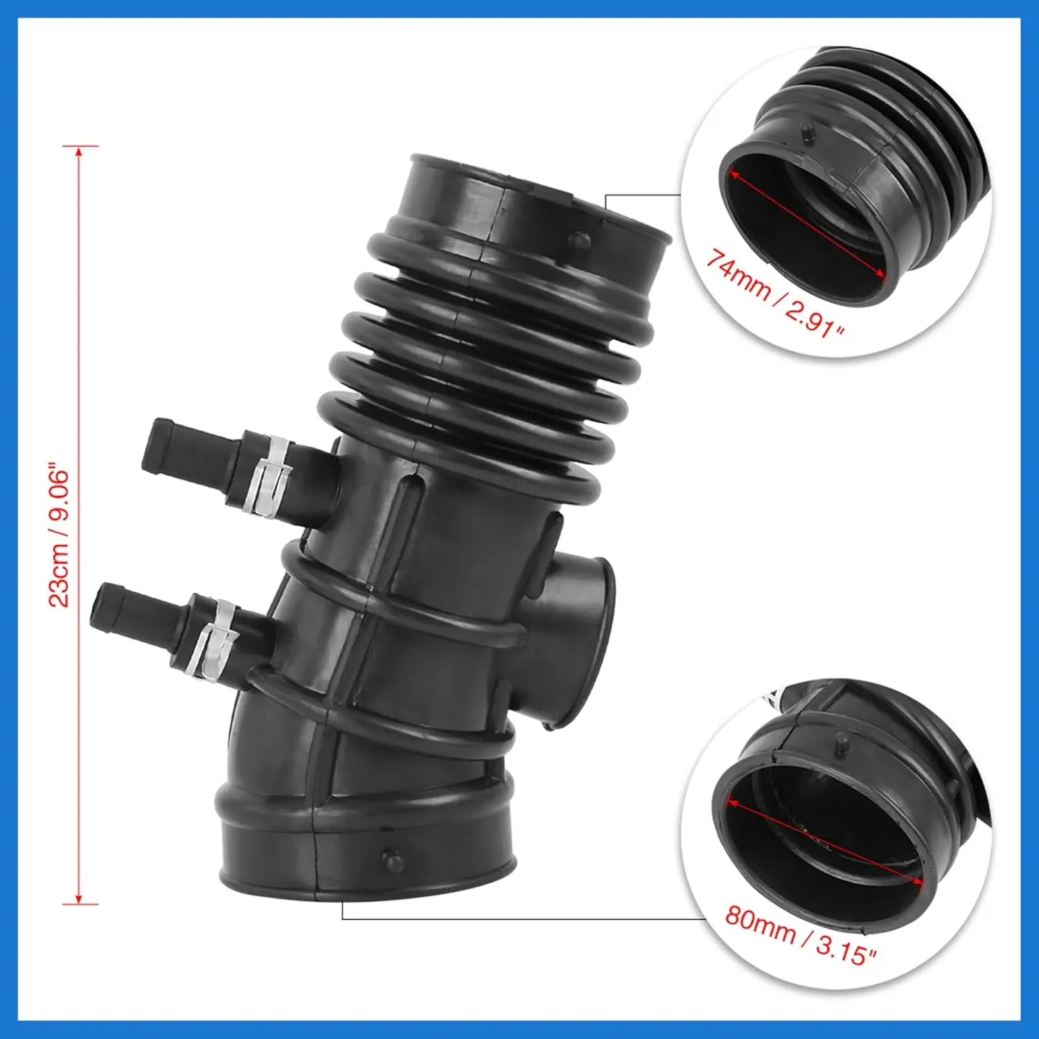 For 16578-4S100 Air Intake Hose for Nissan Frontier 1999-2004 Air Intake Boot Duct Tube 165784S100 Auto Accessories