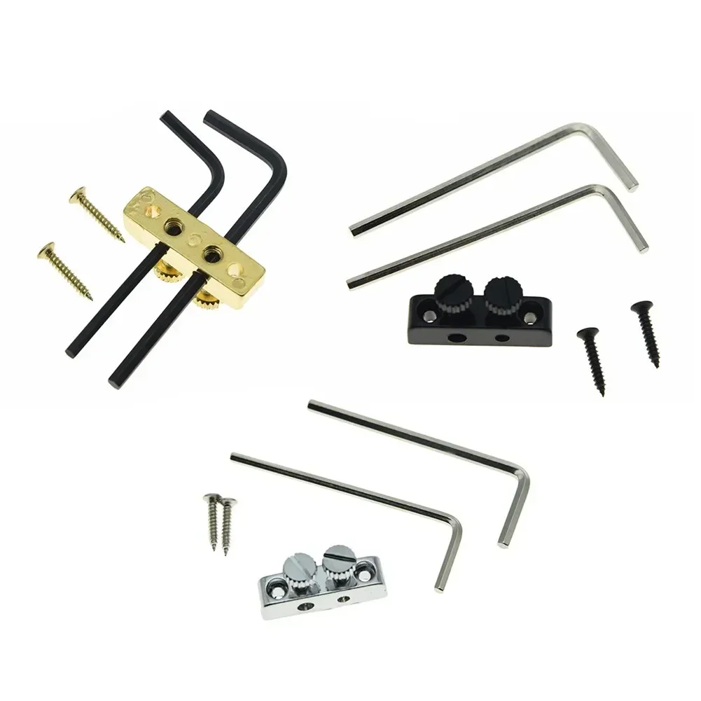 Conjunto de porta-chaves allen para cabeçote de guitarra, 1 conjunto, cabeça ferramentas de apoio para tremolo, baixo, tremolo, montagem parafusos, peça de reparação