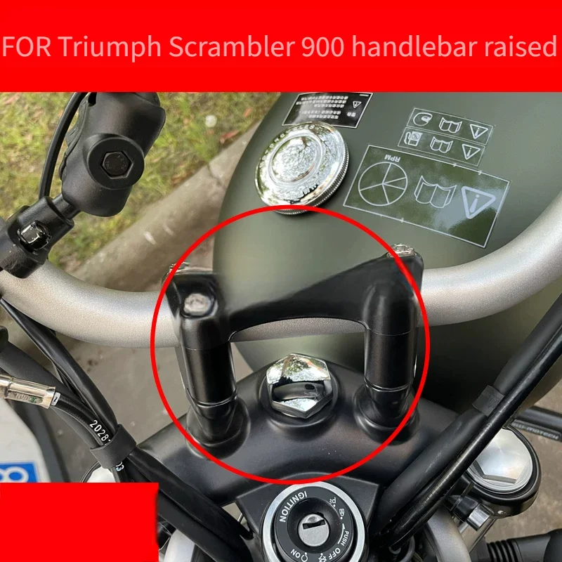 For Triumph Scrambler 900 Handlebar Riser Pullback Elevador Manillar Moto Accesorios Moto