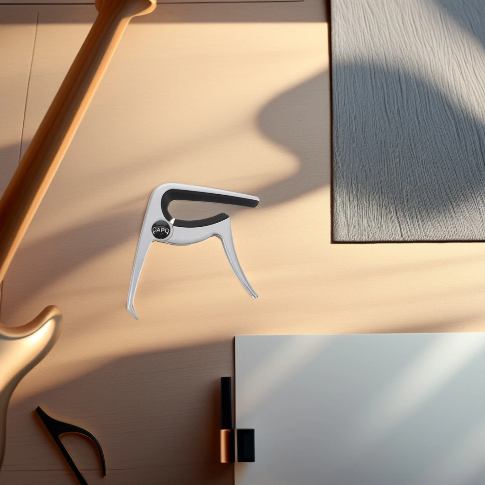 

1 Set Capo Metal Zinc Alloy Quick-Fix Tuning Clip For Electric Acoustic Classical Guitar Ukulele Portable Multi-Function Capo