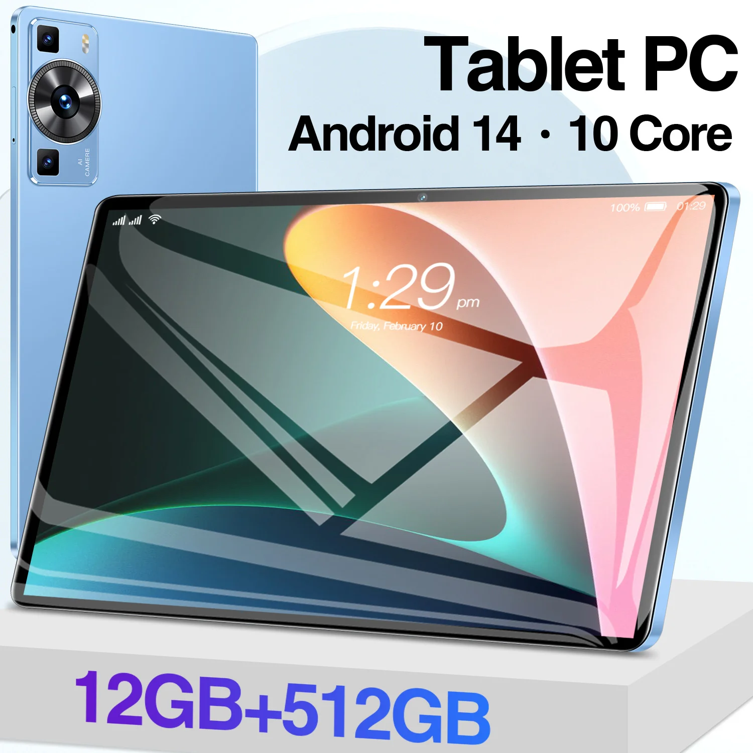 2024 Global Model P60 Pro Tablet Android 13 16GB+1TB 11-inch Bluetooth 5G Dual SIM Dual Standby WIFI Extreme Performance Tablets