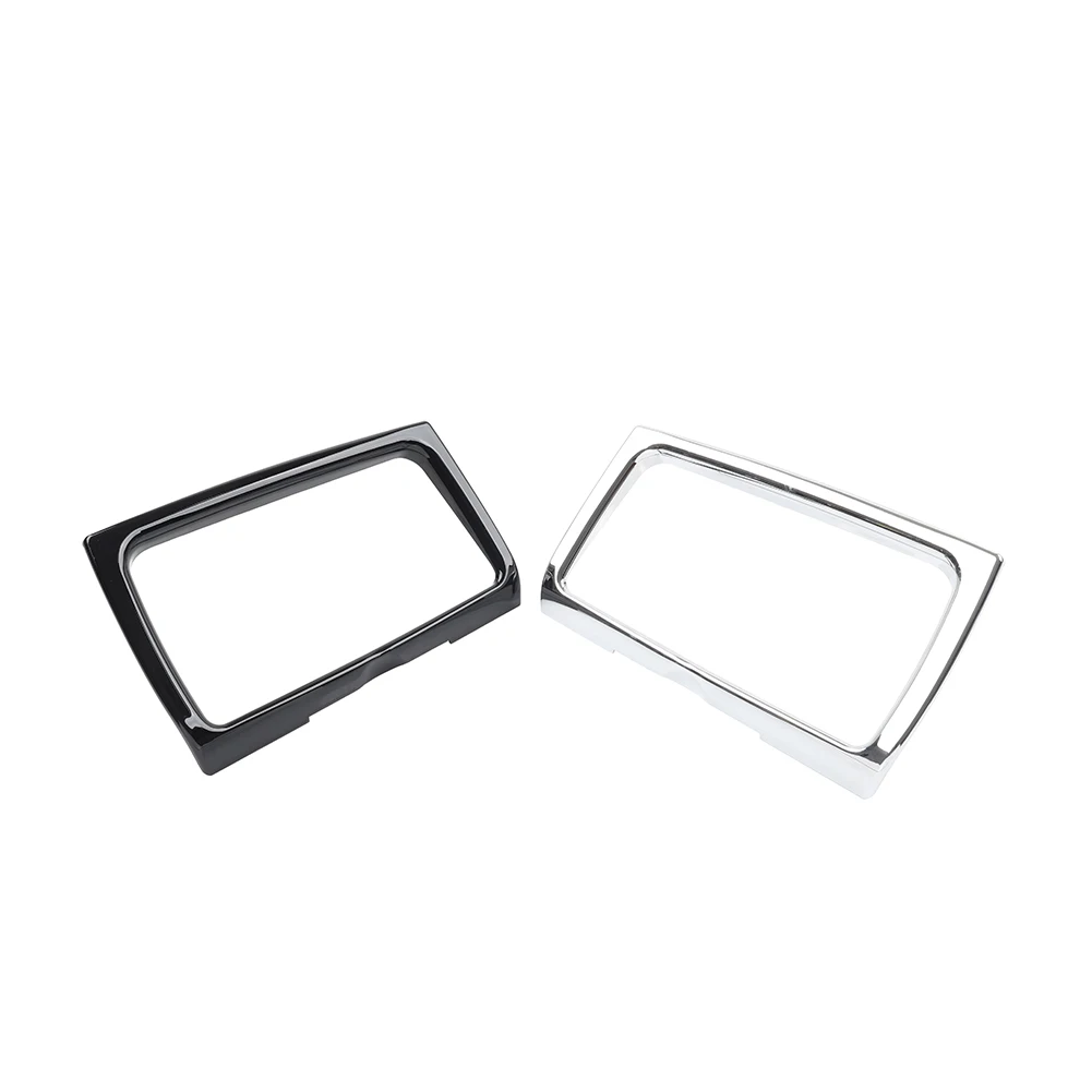 Cubierta embellecedora de radio estéreo para motocicleta, para modelos Electra Street Tri Glide Ultra Limited Tri Glide 2014-2023, ABS, cromo/negro