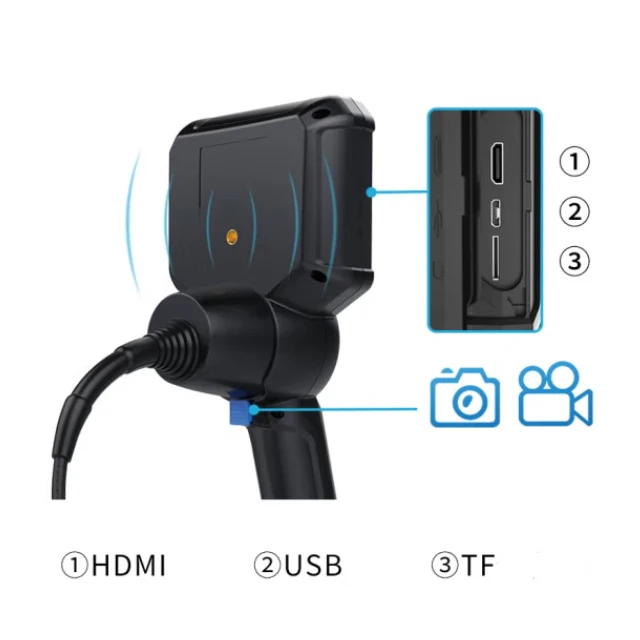 2026  Quality S610 Portable HD Flexible Industrial 360-Degree Steering Million-Pixel Industrial Machine