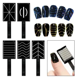 5pcs Magnet Stick Wand For 3D Magnetic Cat Eye Gel, Magic Nail Art Manicure Tool, UV Gel Magnet Stick Manicure Nail Art Tools