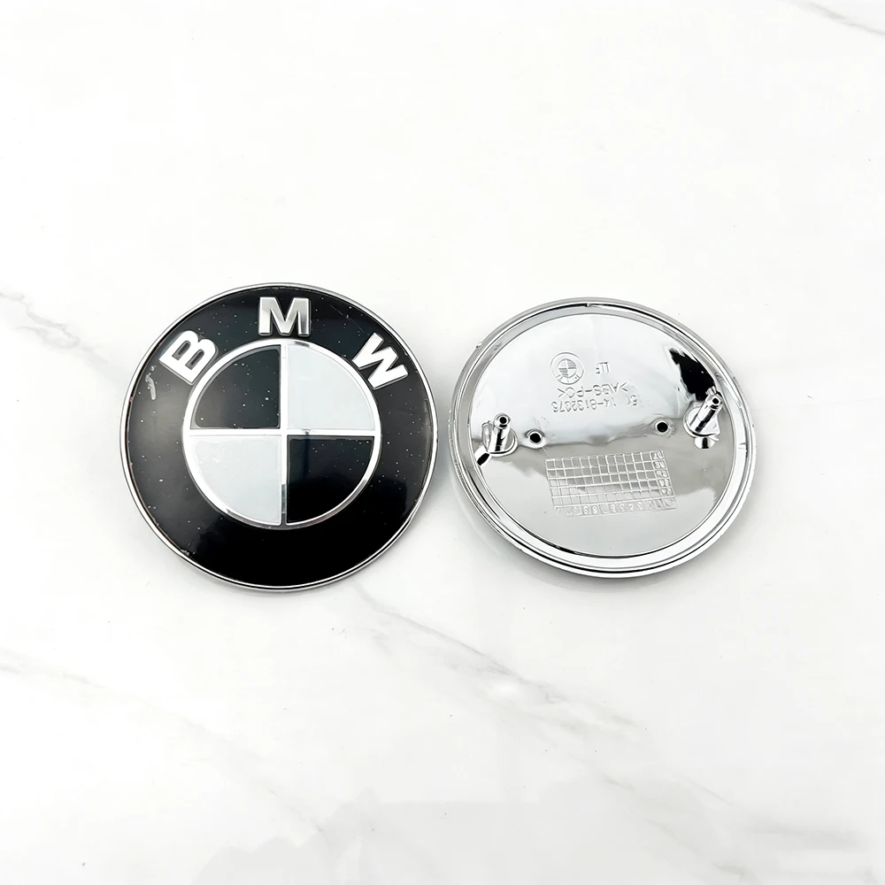 2PCS 74mm/82mm Car Front Hood Rear Trunk Emblem LOGO For BMW M Logo E46 E36 E34 F10 E90 F30 E60 F30 E53 E30 E92 E87 X1 X3 X5 view 2