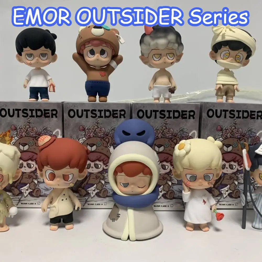 

EMOR OUTSIDER серия слепая коробка игрушки аниме фигурки-сюрприз настольное украшение брелок загадочная коробка коллекционные подарки