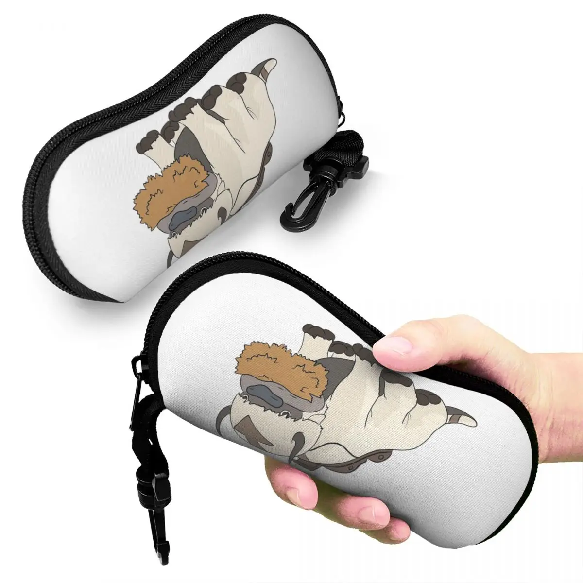 

Appa Avatar The Last Airbender Shell Glasses Case Protective Sunglasses Box Women Men Soft Eyeglasses Bag Pouch