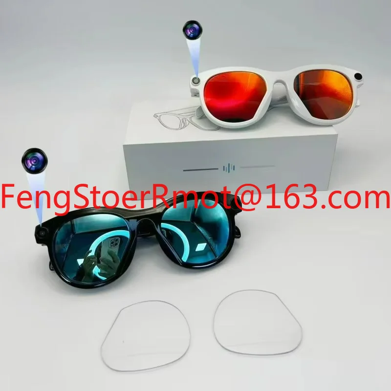 New M88 smart glasses with camera 2MP pixel 290mAh battery wireless connection video photo artificial intelligence translation