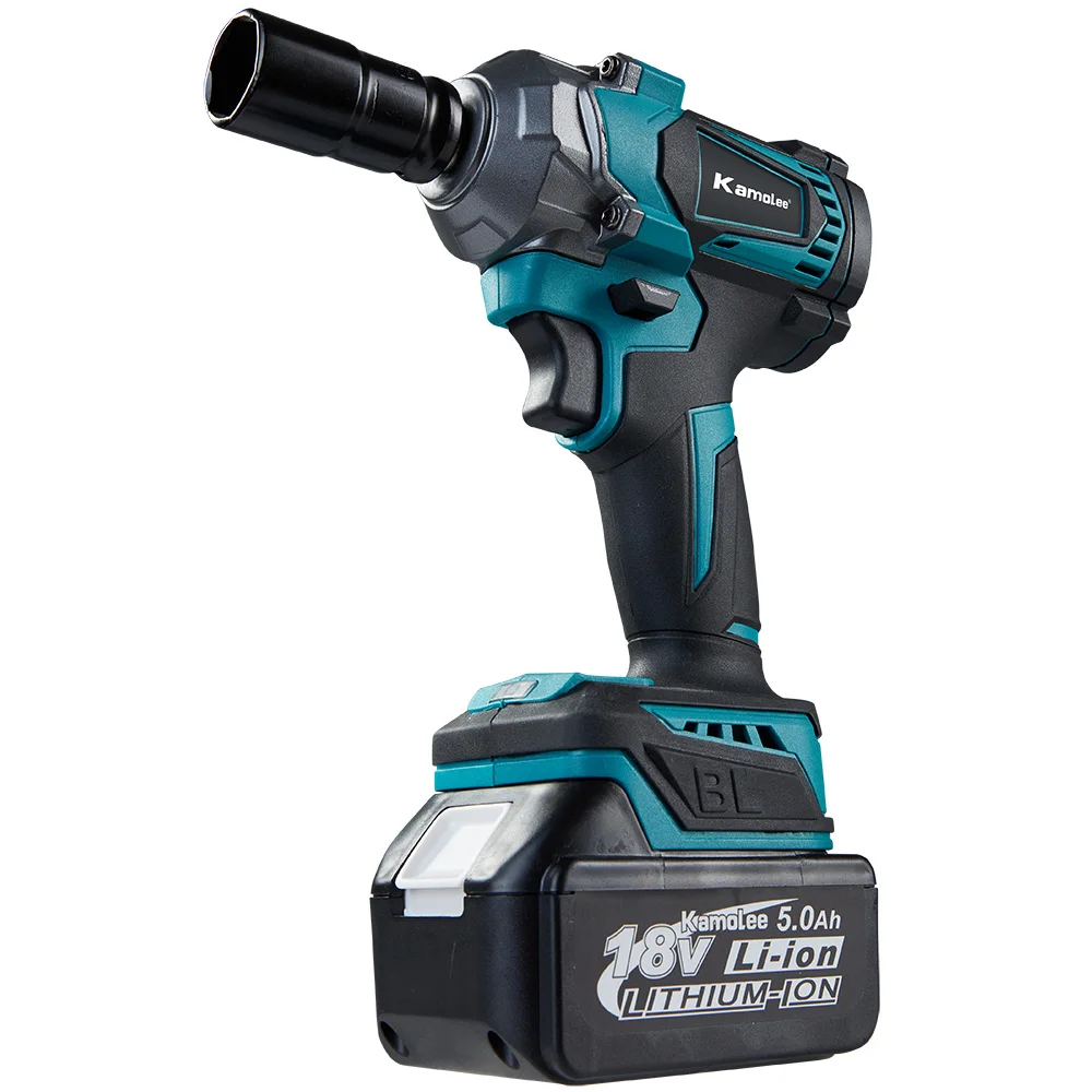 Imagem -06 - Kamolee-chave Elétrica sem Fio sem Escova sem Fio Bateria e Carregador Compatível com Bateria Makita 18v 1200 N.m