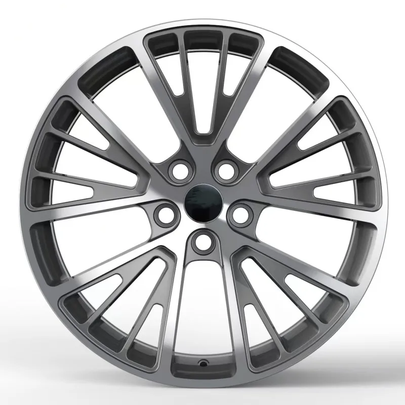 New 5x108 Forged Gun Grey Aluminium Alloy Car Rims Machine Face Passenger Wheels for Jaguar XF XFL XE XEL XJL F-PACE