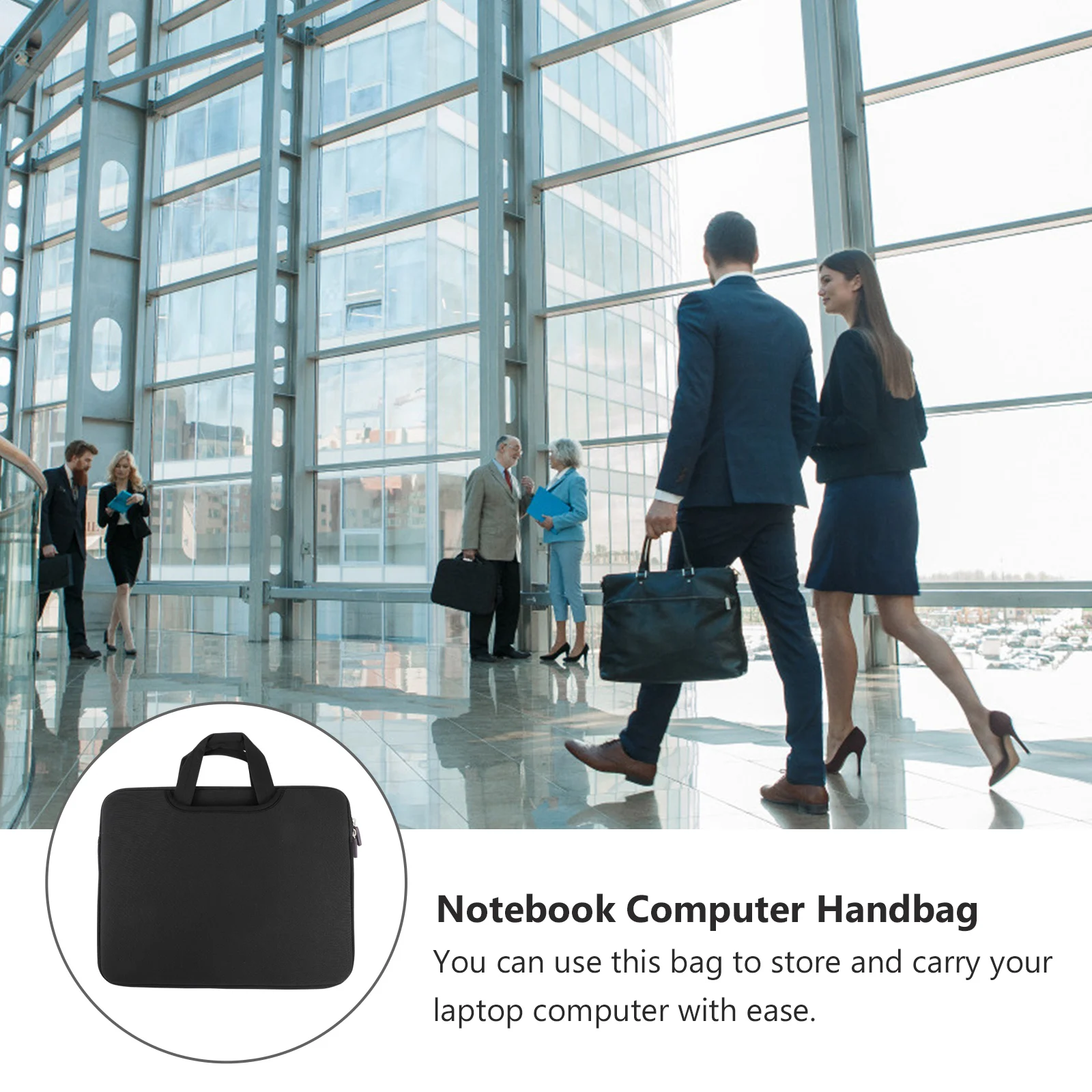 

13-inch Handbag Laptop Carrying Pouch Notebook Computer Business Case Briefcase
