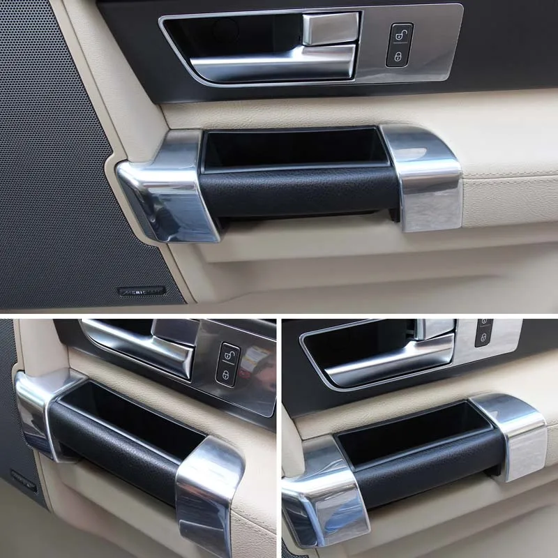 سيارة الجبهة الخلفية مقبض الباب مسند الذراع صندوق تخزين درج منظم حامل هاتف لاند روفر ديسكفري 4 LR4 2010-2016 اكسسوارات #5