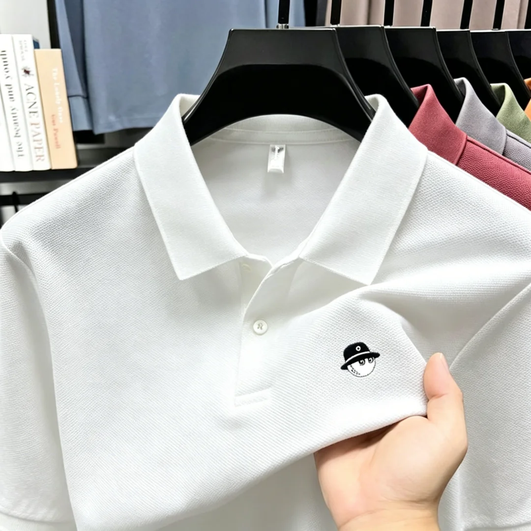 Summer Golf Clothing - Men's Summer High-End Golf Short-Sleeved Polo