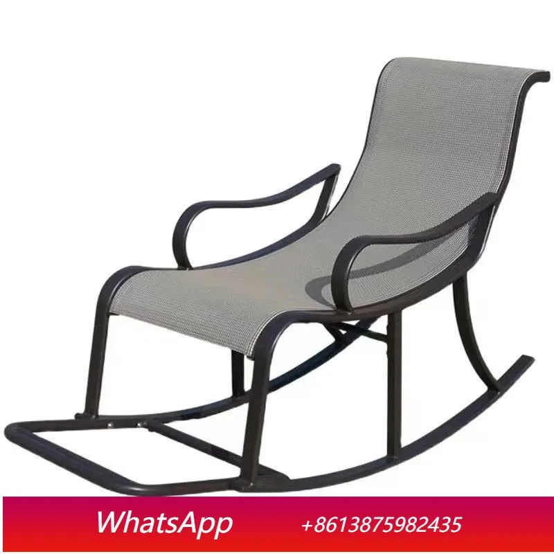 LTT Outdoor Rocking Chair Home Courtyard Garden Nap Outdoor Backrest Leisure Lounge Chair