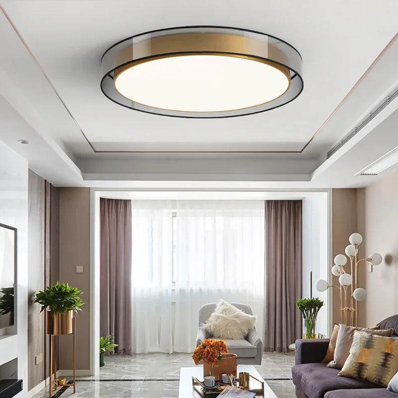 TONDI New Nordic Minimalist LED Ceiling Lamp For Bedroom Restaurant Study Creative Ceiling Lamp