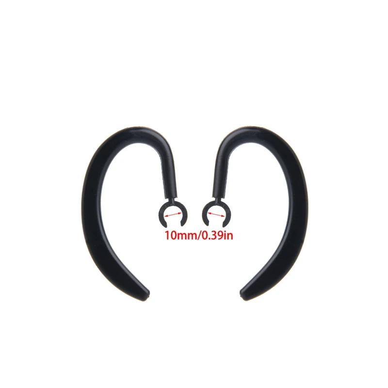 ADWE Đa Năng Trong Suốt/Đen Kẹp Có Thể Thu Vào Móc Nghe Thoải Mái Tốt Nhất Eararphone Móc Phụ Kiện Thay Thế