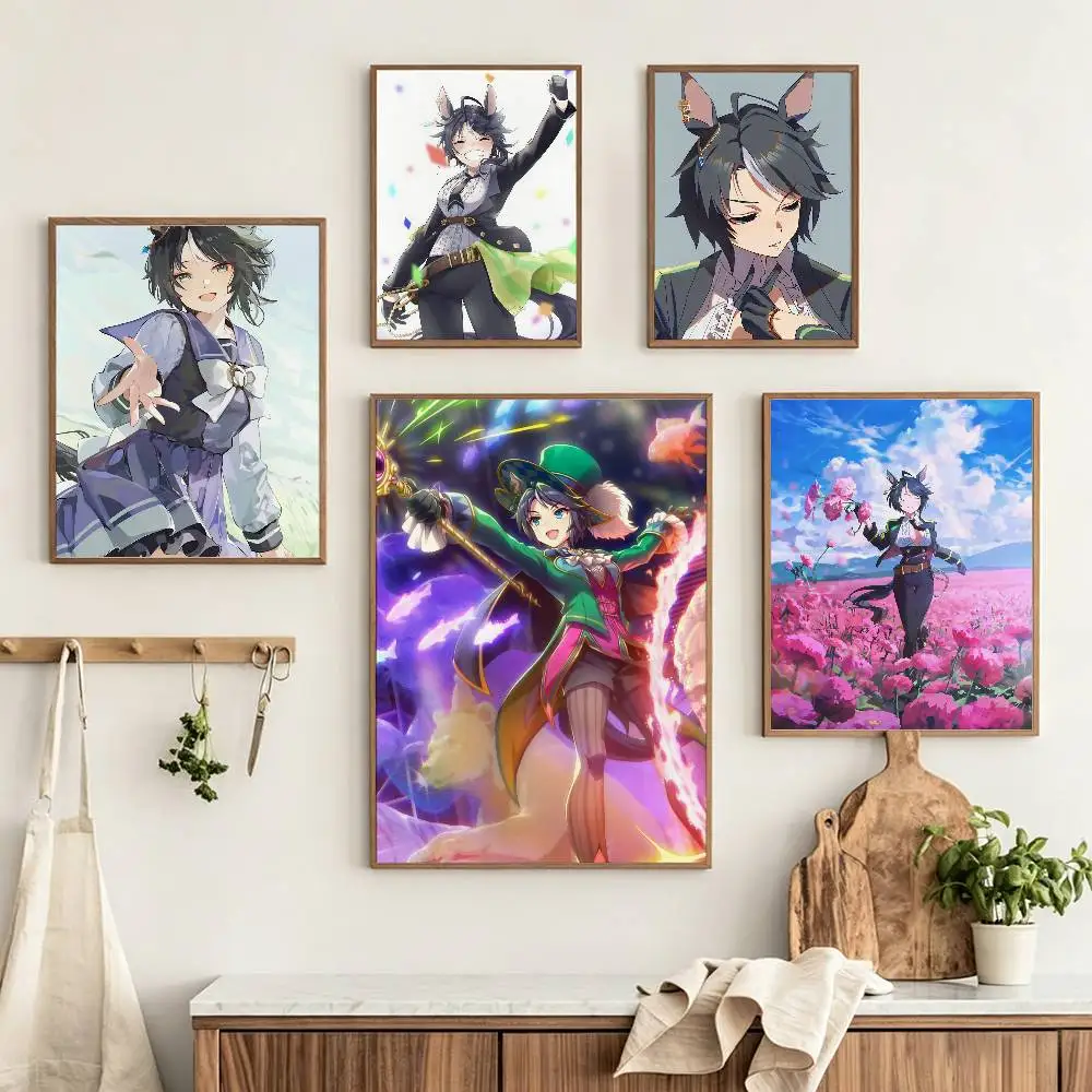 Fuji kiseki Umamusum Customizable HD Self Adhesive Waterproof Wall Art Poster