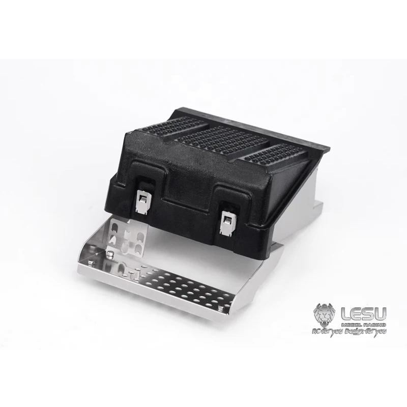 

1/14 Truck Remote Control Toy with Pedal Battery Box G-6185 for Tamiya Trailer R620 R470 Truck Accessories LESU