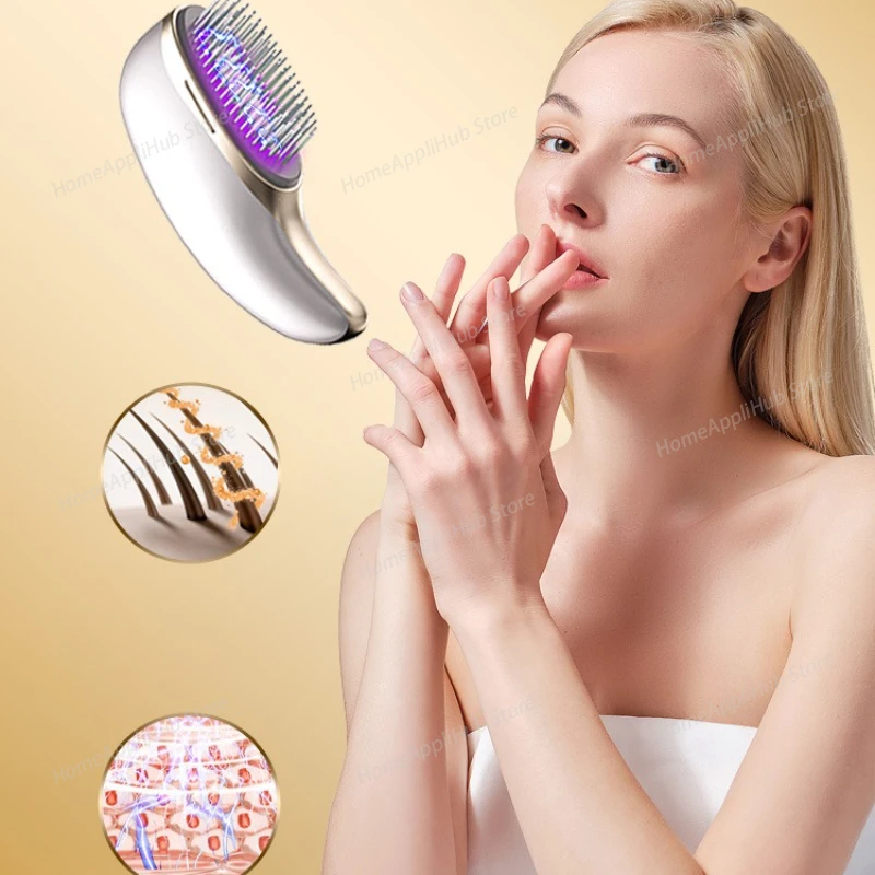 Multifunctional Household Electric Massage Comb - Head Massager with Removable Head, Hair Care and Anti-Hair Loss Functions skin