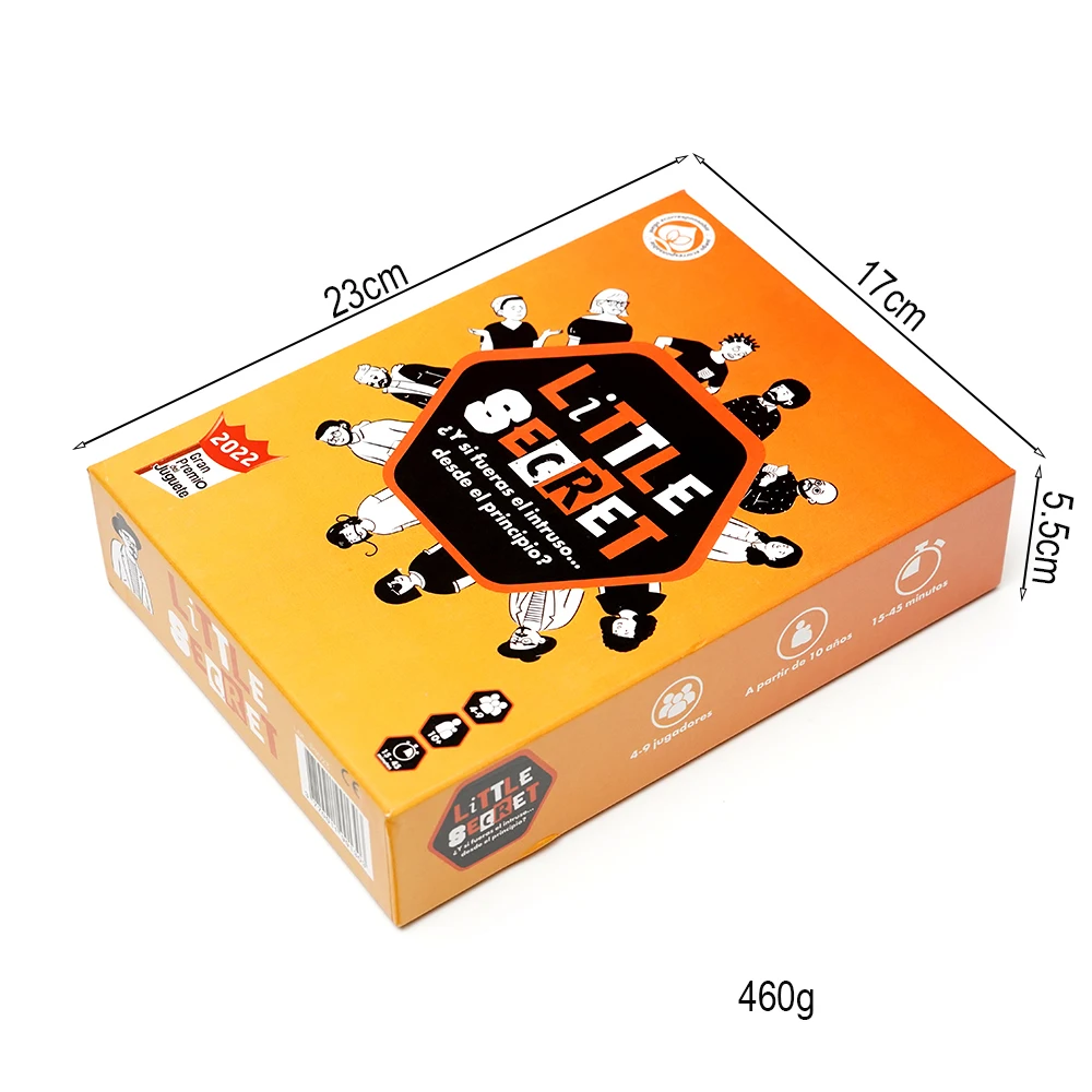 Juego de Mesa El Pequeño Secreto Juego de Cartas Español para Fiestas Familiares y Amigos Juego de Estrategia Deduction Social p