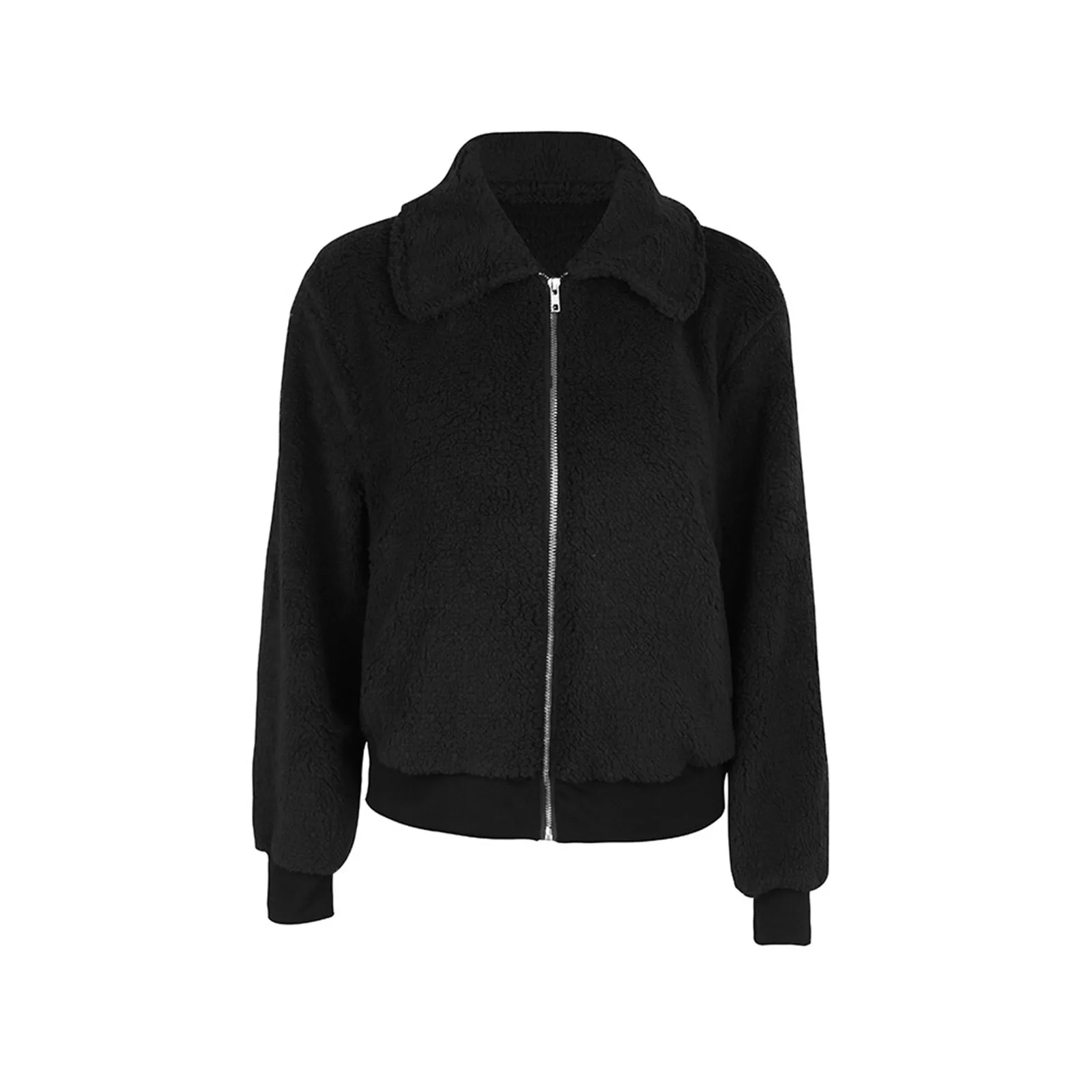 2020 New Winter Fashion Women Solid Color Fluffy Long Sleeve Jackets Female Ladies Warm Outerwear Cardigan Coat Outwear 4 Colors