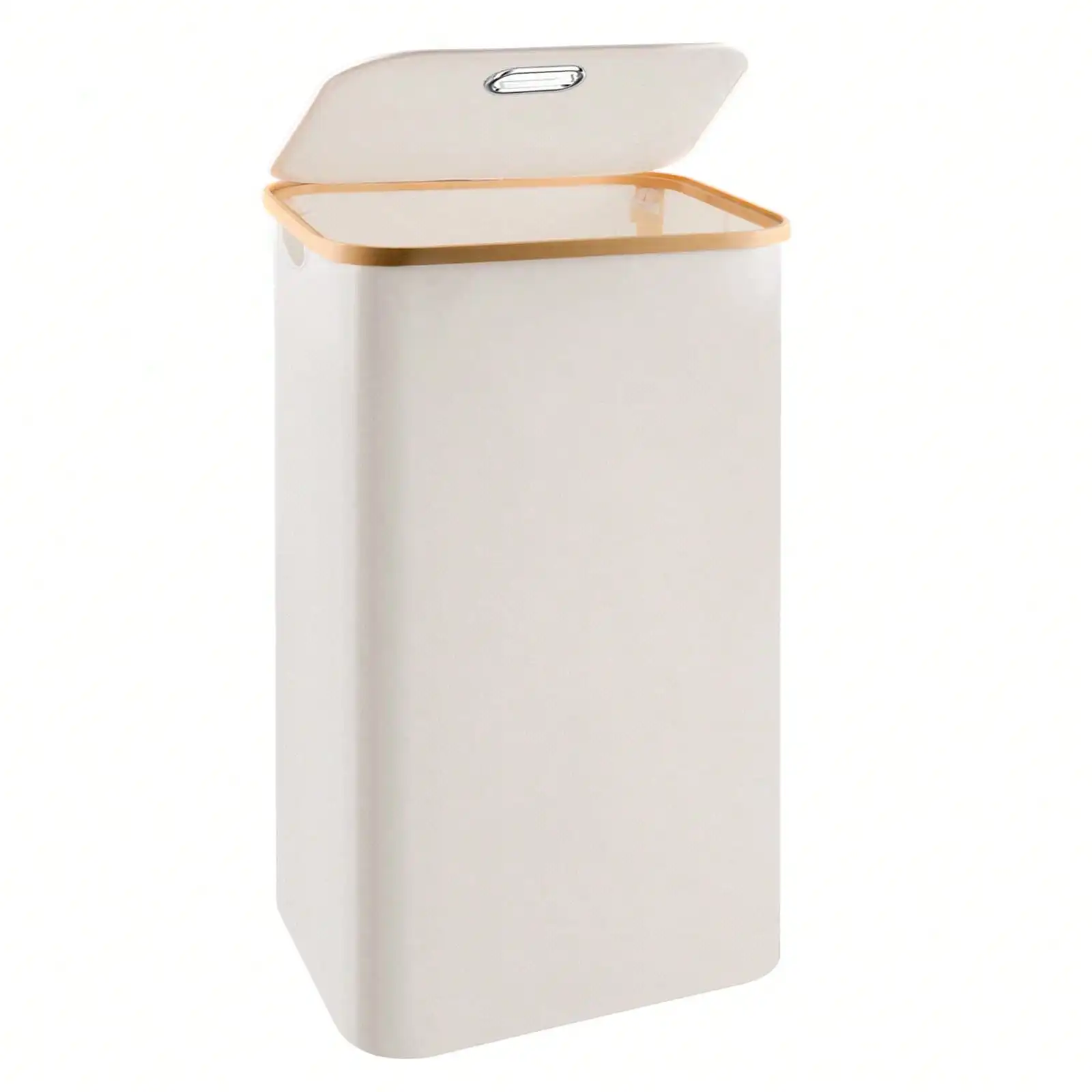 

Laundry basket with lid, bamboo laundry basket, clothing storage basket, bedroom fabric storage bin, 100 liter vegetable basket