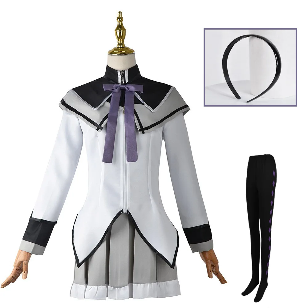 

Akemi Homura Cosplay Puella Magi Madoka Magica Costume Anime Dress Women Sets Plus Size