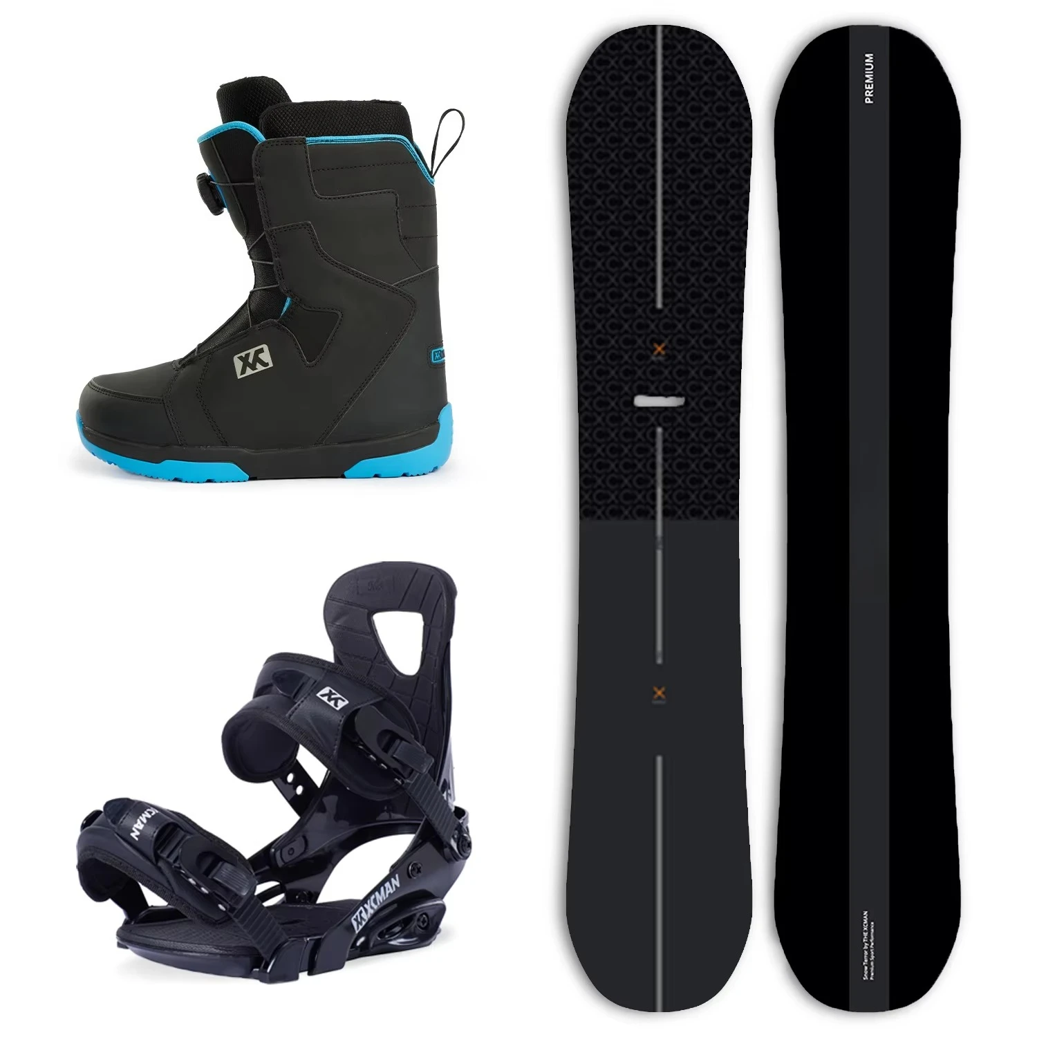 Snowboard Boots Bindings Set