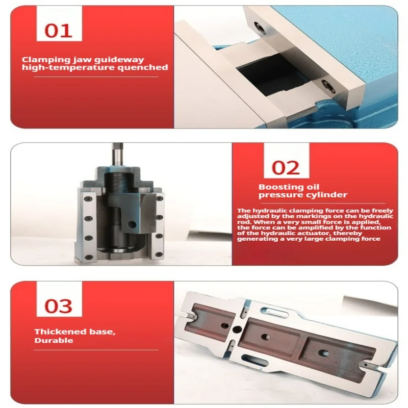 Mechanical‑Clamping‑Processing Implement with Hand‑Wrench‑Unit for Milling‑Workshop‑Workpiece‑Holding‑Work