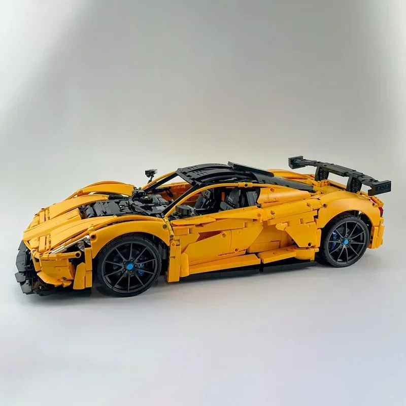 Stadt Autos Modell Moc Bausteine F5 Champion Geschwindigkeit Autos Modell Technische Ziegel DIY Montage Bau Urlaub Geschenk Spielzeug