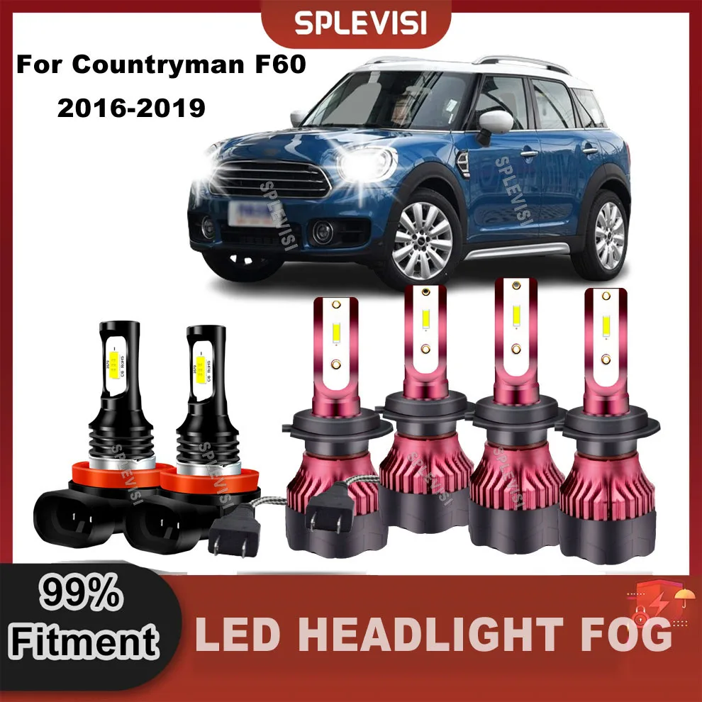 

Car Led White Xenon Hid Headlight High Low Beam Fog Lights For Mini Countryman F60 2016-2019 One Cooper (R50, R53) 2001-2006