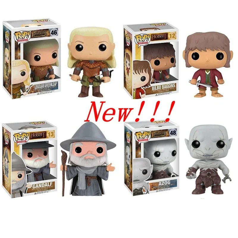 FUNKO POP 443 Gandalf 13 45 Bilbo 12 Legolas 46 Azog 48 444 636 legolas 628 Action Collection Vinyl Figure Model Toys for Gifts